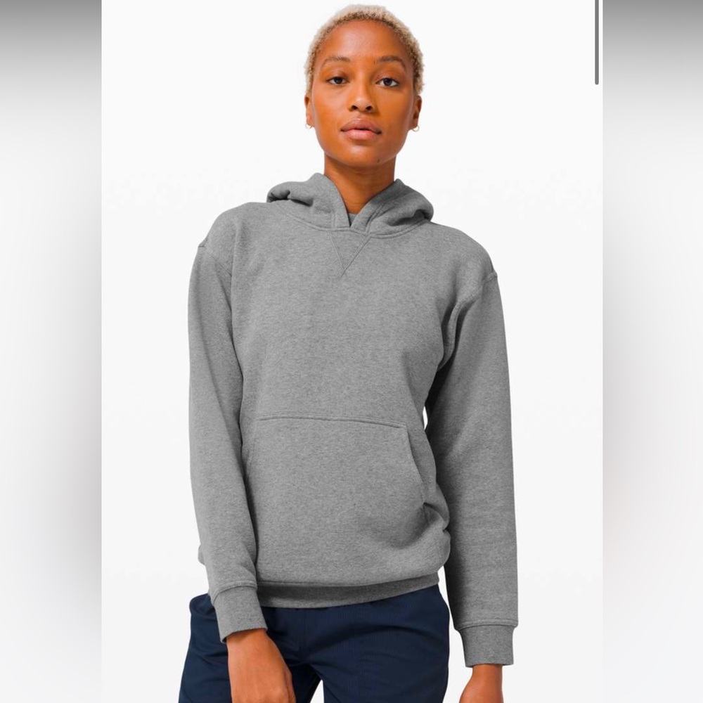 Grey Lululemon All Yours Hoodie *Fleece size 6